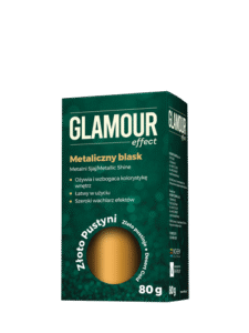 Glamour Effect Metaliczny Blask Złoto Pustyni