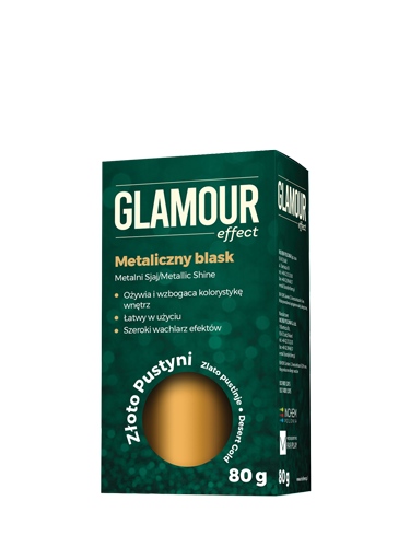 Glamour Effect Metaliczny Blask Złoto Pustyni